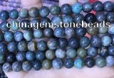 CCS885 15.5 inches 8mm round Chinese chrysocolla beads