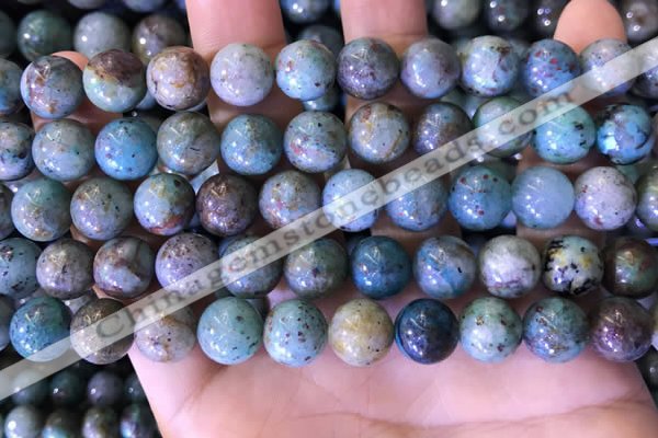 CCS890 15 inches 10mm round natural chrysocolla beads wholesale