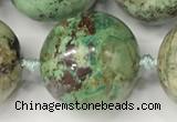 CCS905 15.5 inches 16mm round natural chrysocolla gemstone beads