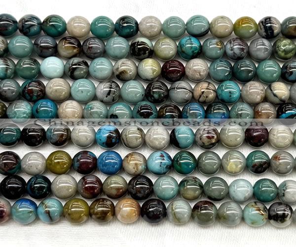 CCS956 15 inches 6mm round natural chrysocolla beads wholesale