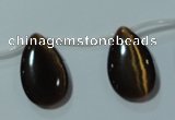 CCT1033 Top-drilled 14*22mm flat teardrop cats eye beads wholesale