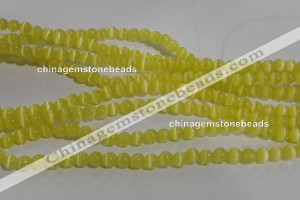 CCT1208 15 inches 4mm round cats eye beads wholesale