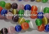 CCT1214 15 inches 4mm round cats eye beads wholesale