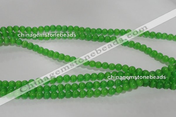 CCT1225 15 inches 4mm round cats eye beads wholesale