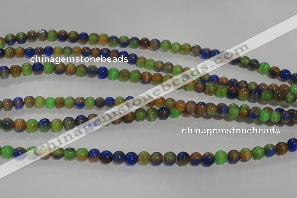 CCT1240 15 inches 4mm round cats eye beads wholesale