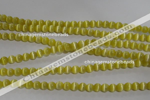 CCT1273 15 inches 5mm round cats eye beads wholesale