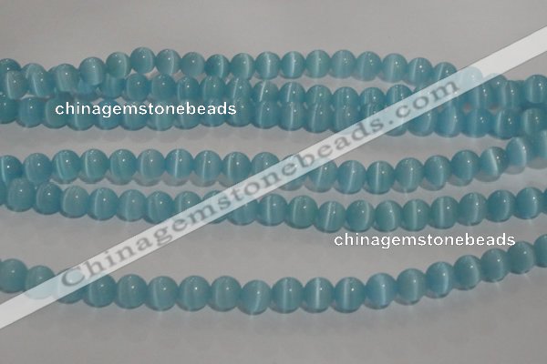 CCT1286 15 inches 5mm round cats eye beads wholesale