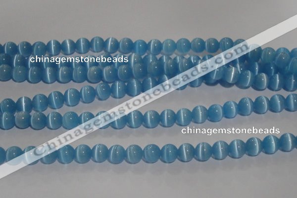 CCT1299 15 inches 5.5mm round cats eye beads wholesale