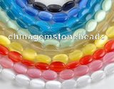 CCT13 10*15mm different color oval cats eye beads Wholesale