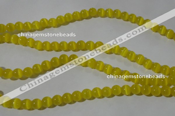CCT1325 15 inches 6mm round cats eye beads wholesale