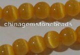 CCT1328 15 inches 6mm round cats eye beads wholesale