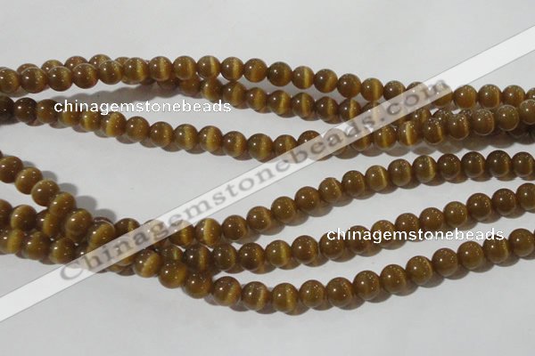 CCT1332 15 inches 6mm round cats eye beads wholesale