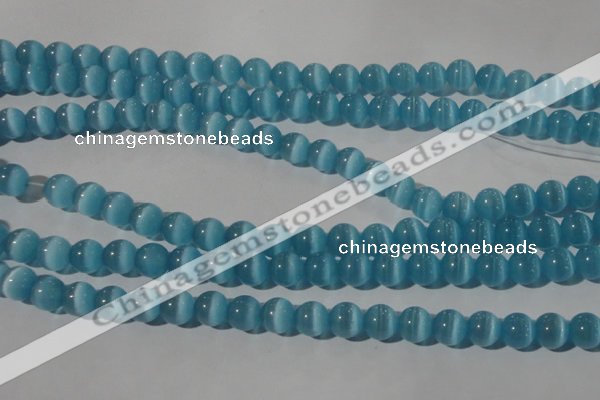 CCT1350 15 inches 6mm round cats eye beads wholesale