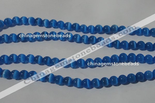 CCT1353 15 inches 6mm round cats eye beads wholesale