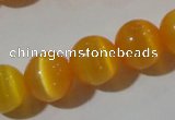 CCT1381 15 inches 7mm round cats eye beads wholesale