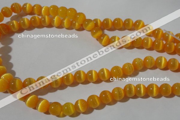 CCT1381 15 inches 7mm round cats eye beads wholesale