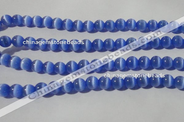 CCT1385 15 inches 7mm round cats eye beads wholesale