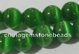 CCT1392 15 inches 7mm round cats eye beads wholesale