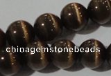 CCT1394 15 inches 7mm round cats eye beads wholesale