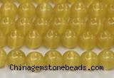 CCT1415 15 inches 4mm, 6mm round cats eye beads