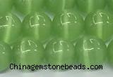 CCT1440 15 inches 8mm, 10mm, 12mm round cats eye beads