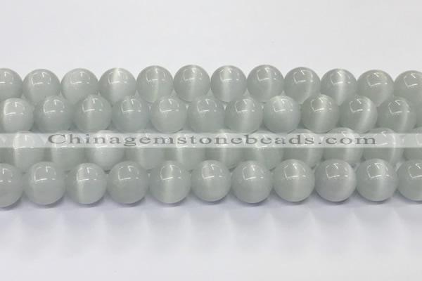 CCT1470 15 inches 14mm round cats eye beads