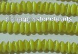 CCT213 15 inches 2*4mm rondelle cats eye beads wholesale