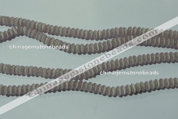 CCT233 15 inches 3*6mm rondelle cats eye beads wholesale