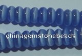 CCT239 15 inches 3*6mm rondelle cats eye beads wholesale