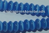 CCT240 15 inches 3*6mm rondelle cats eye beads wholesale