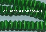 CCT244 15 inches 3*6mm rondelle cats eye beads wholesale