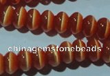 CCT245 15 inches 3*6mm rondelle cats eye beads wholesale