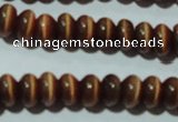 CCT248 15 inches 3*6mm rondelle cats eye beads wholesale