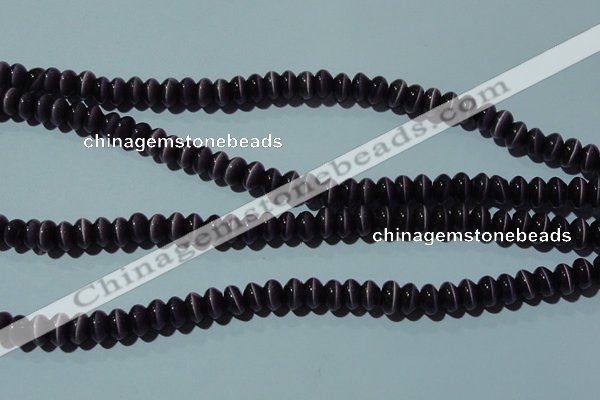 CCT250 15 inches 3*6mm rondelle cats eye beads wholesale