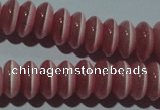 CCT261 15 inches 3*7mm rondelle cats eye beads wholesale
