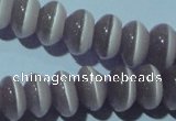 CCT272 15 inches 5*8mm rondelle cats eye beads wholesale