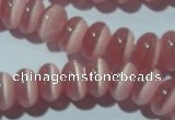 CCT274 15 inches 5*8mm rondelle cats eye beads wholesale