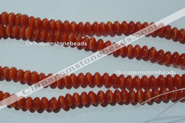 CCT275 15 inches 5*8mm rondelle cats eye beads wholesale