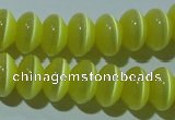 CCT277 15 inches 5*8mm rondelle cats eye beads wholesale