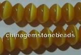 CCT279 15 inches 5*8mm rondelle cats eye beads wholesale