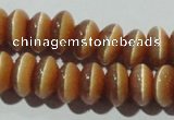 CCT281 15 inches 5*8mm rondelle cats eye beads wholesale