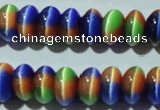 CCT291 15 inches 5*8mm rondelle cats eye beads wholesale