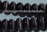 CCT295 15 inches 5*8mm rondelle cats eye beads wholesale