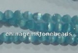 CCT324 15 inches 4mm faceted round cats eye beads wholesale