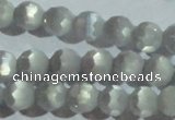 CCT352 15 inches 6mm faceted round cats eye beads wholesale