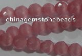 CCT353 15 inches 6mm faceted round cats eye beads wholesale