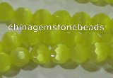 CCT356 15 inches 6mm faceted round cats eye beads wholesale