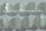 CCT371 15 inches 8mm faceted round cats eye beads wholesale