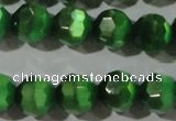 CCT380 15 inches 8mm faceted round cats eye beads wholesale