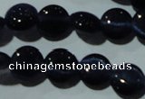 CCT468 15 inches 6mm flat round cats eye beads wholesale